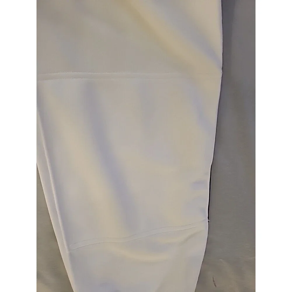 Mizuno Performance Women’s Softball Pants L White Belted waist - Picture 8 of 11